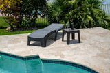 Roma Set of 2 Chaise Loungers – Anthracite Model RBO-ROMA-ANT-2CL by Rainbow Outdoor