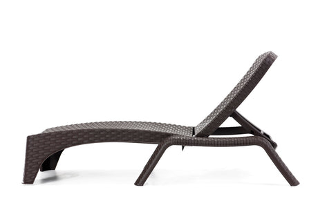 Roma Set of 2 Chaise Lounger - Brown Model RBO-ROMA-BRW-2CL by Rainbow Outdoor