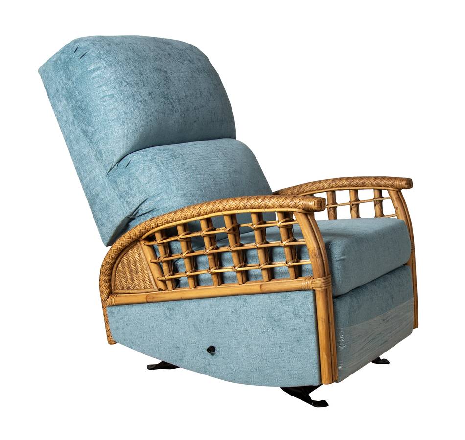 Mackinac Rattan Recliner Glider Chair from Capris Furniture Model RG320