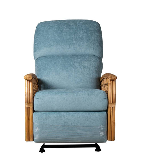 Mackinac Rattan Recliner Glider Chair from Capris Furniture Model RG320