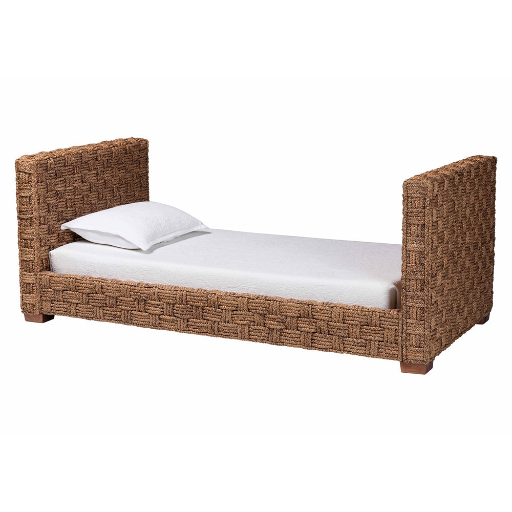 Wicker Fair Rhinos Woven Seagrass Twin Size Bed or Daybed