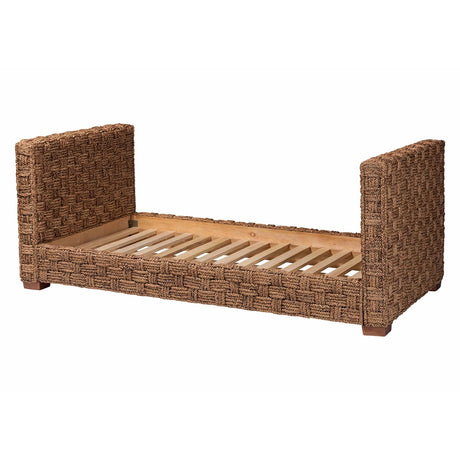 Wicker Fair Rhinos Woven Seagrass Twin Size Bed or Daybed