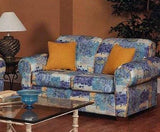 Ricky Rolled Arm Loveseat (Sleeper Option) with Pyramid Legs by Stanley Chair Model 689 ‚Äì Choice of Cushions Made in the USA