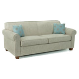 Ricky Rolled Arm Sofa or Sleeper Sofa with Pyramid Legs by Stanley Chair Model 289 – Choice of Cushions Made in the USA
