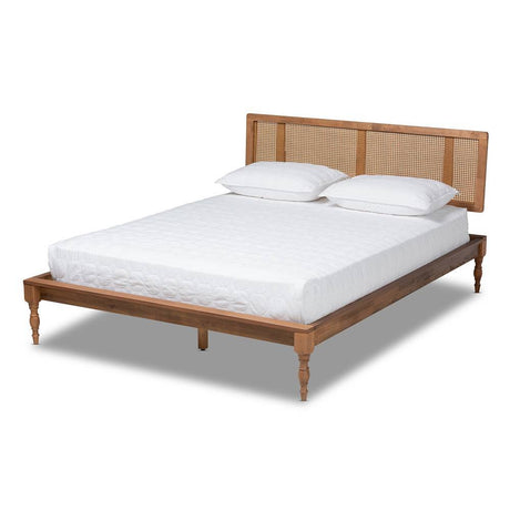 Sierra Vintage French Wicker Inspired Queen Size Bed