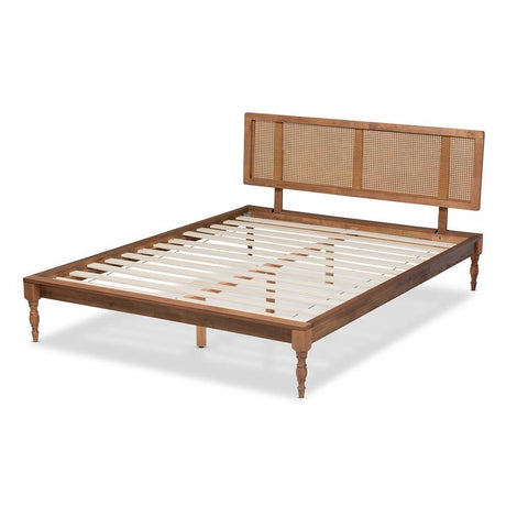 Sierra Vintage French Wicker Inspired Queen Size Bed