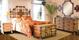 Royal Palm Wicker Rattan Queen Headboard RPQHB By Spice Island Wicker (Unable to ship alone – Must ship with at least 1 other item from same collection)