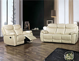 Brazil Leather Double Reclining 2 Pc Sofa and Loveseat Set by Stanley Chair RSLV-3367