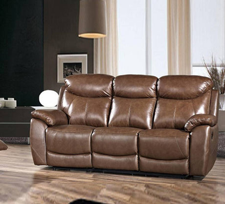 Brazil Leather Double Reclining Sofa by Stanley Chair RS-3367
