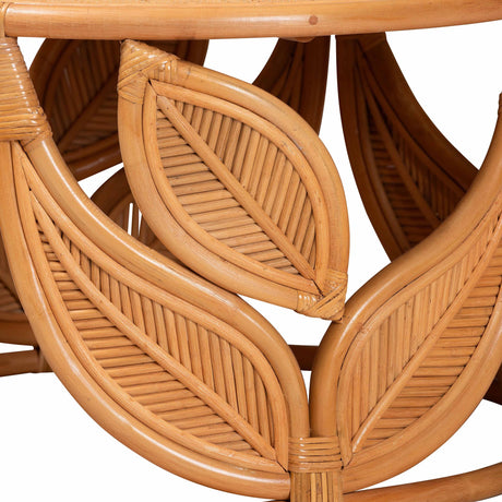 Raflesia Wicker Fair Rattan and Wood Coffee Table