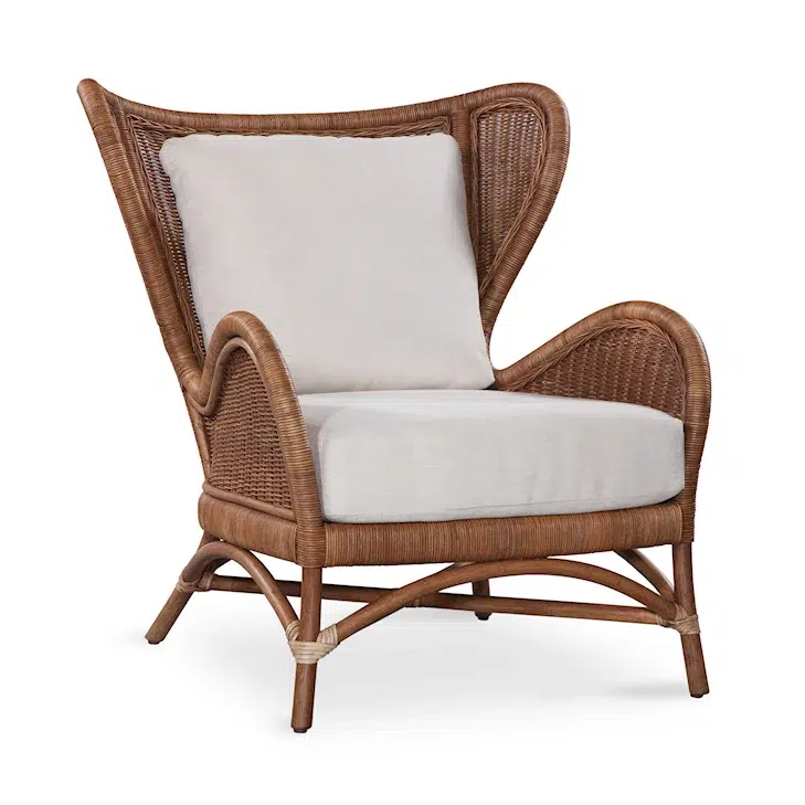 Aurora Rattan Chair by Braxton Culler Made in the USA Model 1076-001