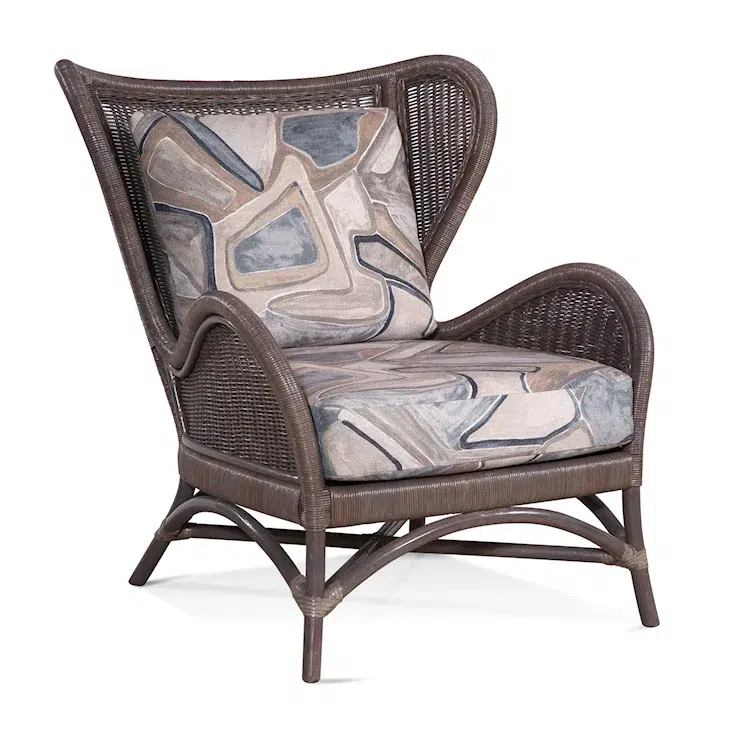 Aurora Rattan Chair by Braxton Culler Made in the USA Model 1076-001
