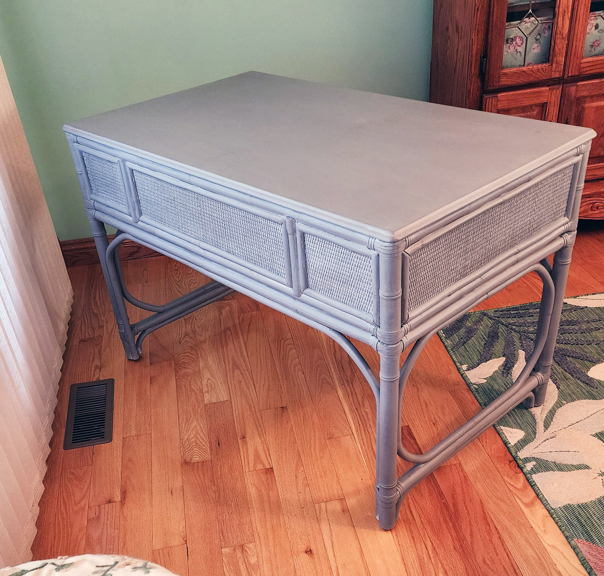 Showroom Special! Summer Retreat Wicker and Rattan Desk Model 818-058 by Braxton Culler