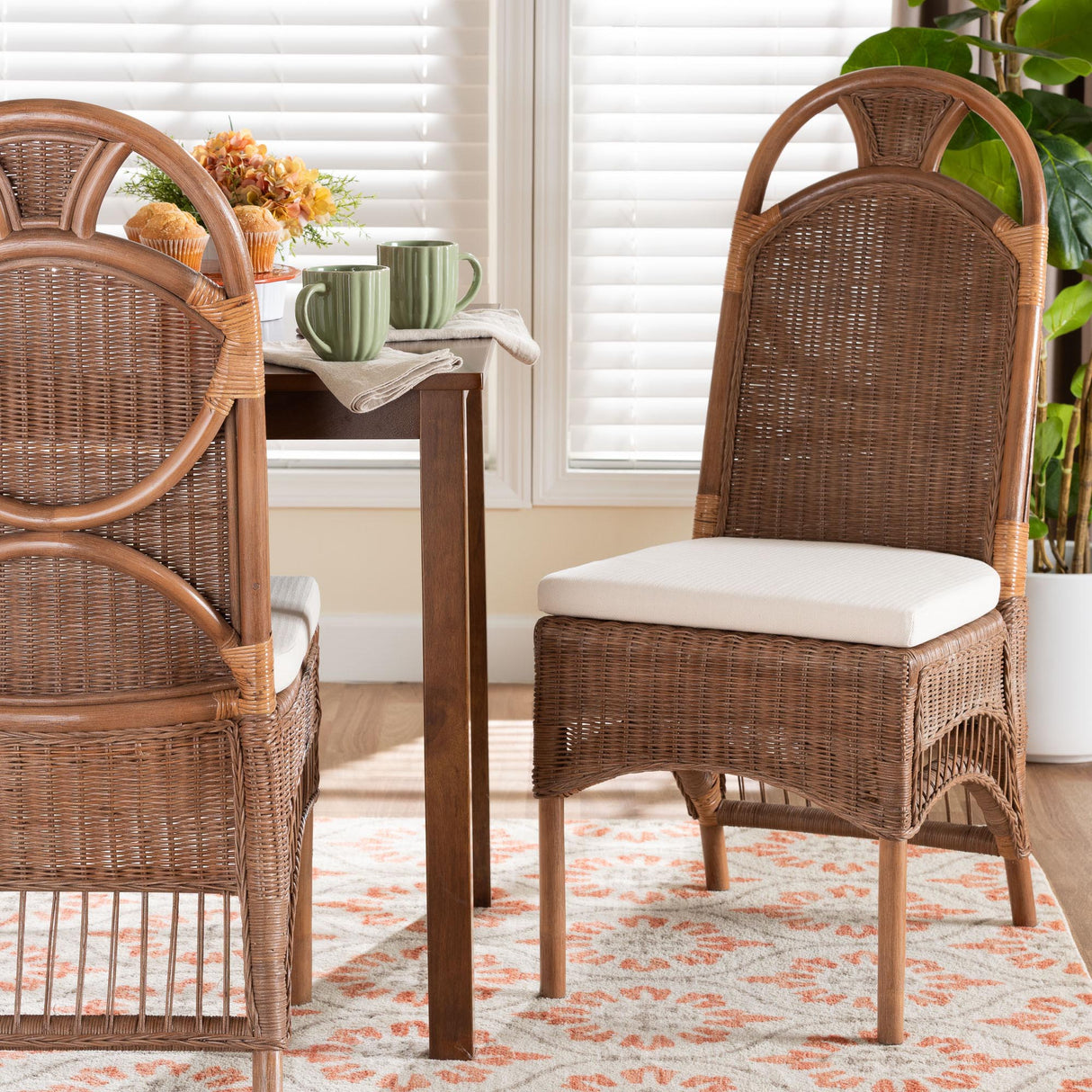 Kalibo Natural Rattan Dining Chair by Wicker Fair
