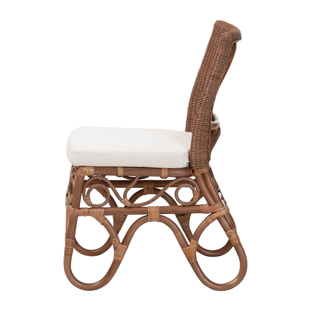 Bago Natural Rattan Dining Chair by Wicker Fair