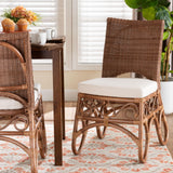 Bago Natural Rattan Dining Chair by Wicker Fair