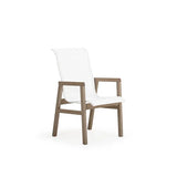 Rodeo Beach Outdoor PoliSoul 5 Piece Sling Dining Set in Weathered Teak Model Rodeo-Beach-WTK-5PC-Dining