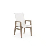 Rodeo Beach Outdoor PoliSoul&trade; 7 Piece Sling Dining Set in Weathered Teak Model Rodeo-Beach-WTK-7PC-Dining