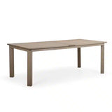 Rodeo Beach Outdoor PoliSoul&trade; 7 Piece Sling Dining Set in Weathered Teak Model Rodeo-Beach-WTK-7PC-Dining