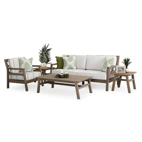 Rodeo Beach Outdoor PoliSoul&trade; Sofa in Weathered Teak Model 5203WTK
