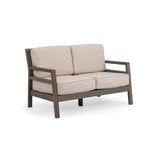 Rodeo Beach Outdoor PoliSoul&trade; Sofa in Vintage Walnut Model 5203VWN