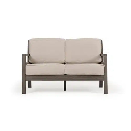 Rodeo Beach Outdoor PoliSoul&trade; Sofa in Vintage Walnut Model 5203VWN