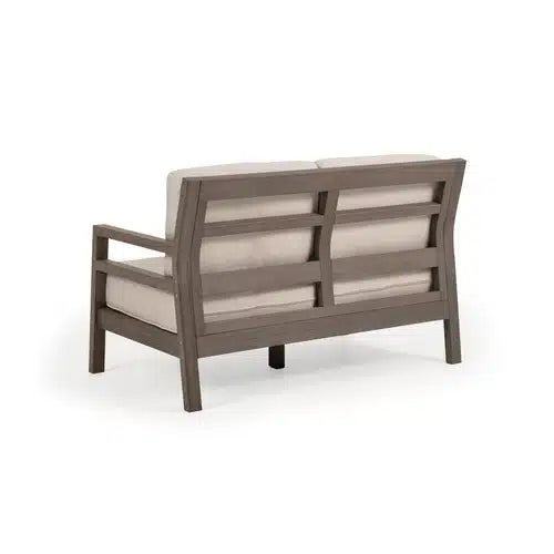 Rodeo Beach Outdoor PoliSoul&trade; Sofa in Vintage Walnut Model 5203VWN