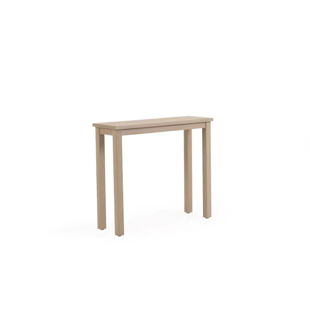 Rodeo Beach Outdoor PoliSoul Petite Console Table in Weathered Teak Model 5214WTK