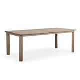 Rodeo Beach Outdoor PoliSoul Rectangle Dining Table in Weathered Teak Model 528040RUWTK