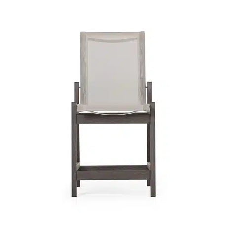 Rodeo Beach Outdoor PoliSoul&trade; Sling Counter Chair in Vintage Walnut Model 5244VWN5230RFOG