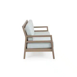 Rodeo Beach Outdoor PoliSoul&trade; Sofa in Weathered Teak Model 5203WTK