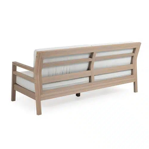 Rodeo Beach Outdoor PoliSoul&trade; Sofa in Weathered Teak Model 5203WTK