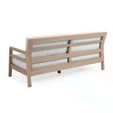 Rodeo Beach Outdoor PoliSoul&trade; Sofa in Weathered Teak Model 5203WTK