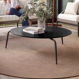 Rodona Outdoor Coffee Table with Glass Model 24174-CMA-GL by Skyline Design