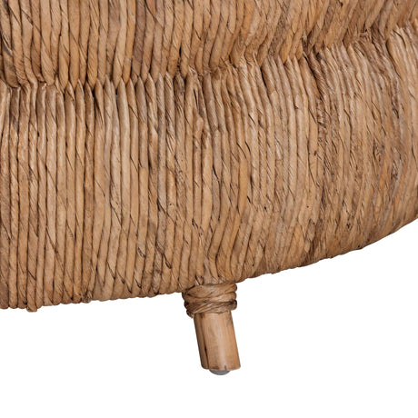 Bangka Rattan and Seagrass Coffee Table by Wicker Fair