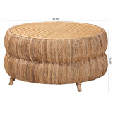 Bangka Rattan and Seagrass Coffee Table by Wicker Fair