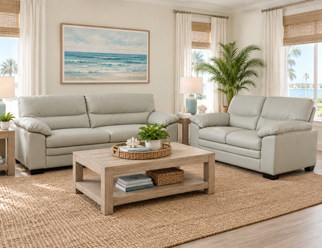 Venice Top Grain Cow Leather Sofa S-720-1 by Stanley Chair