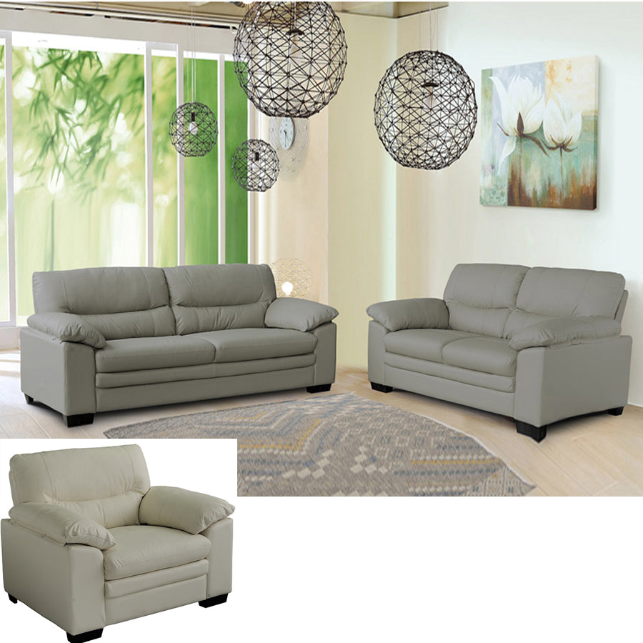 Venice Top Grain Cow Leather 3 Pc Set with Sofa, Loveseat, and Arm Chair S-720-3PCSET Stanley Chair