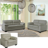 Venice Top Grain Cow Leather 3 Pc Set with Sofa, Loveseat, and Arm Chair S-720-3PCSET Stanley Chair