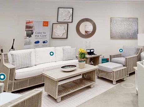 Luxe Outdoor Wicker End Table LT9824 by Beachcraft