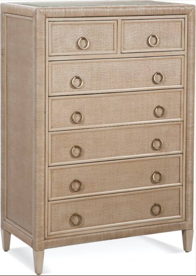 Sabal Bay Wicker and Rattan 7 Drw Chest Model 809-036 by Braxton Culler