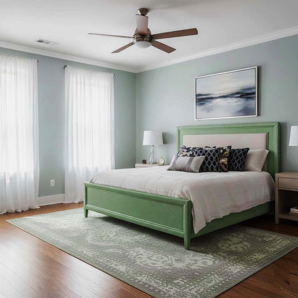 Sabal Bay Customized Queen or King Upholstered Bed by Braxton Culler Made in the USA Model 809-121