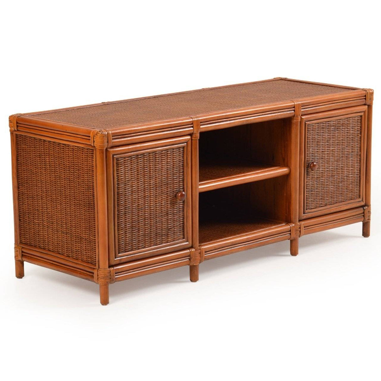 Samoa Rattan Plasma TV Cabinet Model 4471 by Wicker Fair