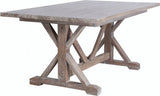 Sand Creek Rectangle Dining Set with Benches and Accent Cabinet 2 PCSET