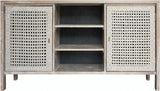 Sand Creek Vintage Smoke Finish Server Cabinet Model SE766 By Capris Furniture