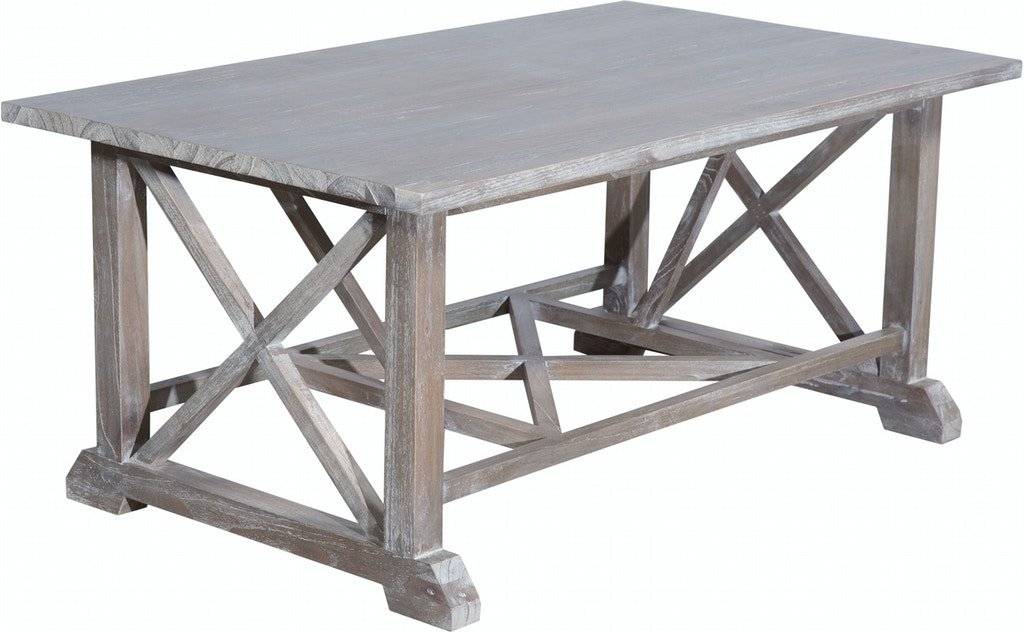 Sand Creek Vintage Smoke Finish Coffee Table Model CT766 By Capris Furniture
