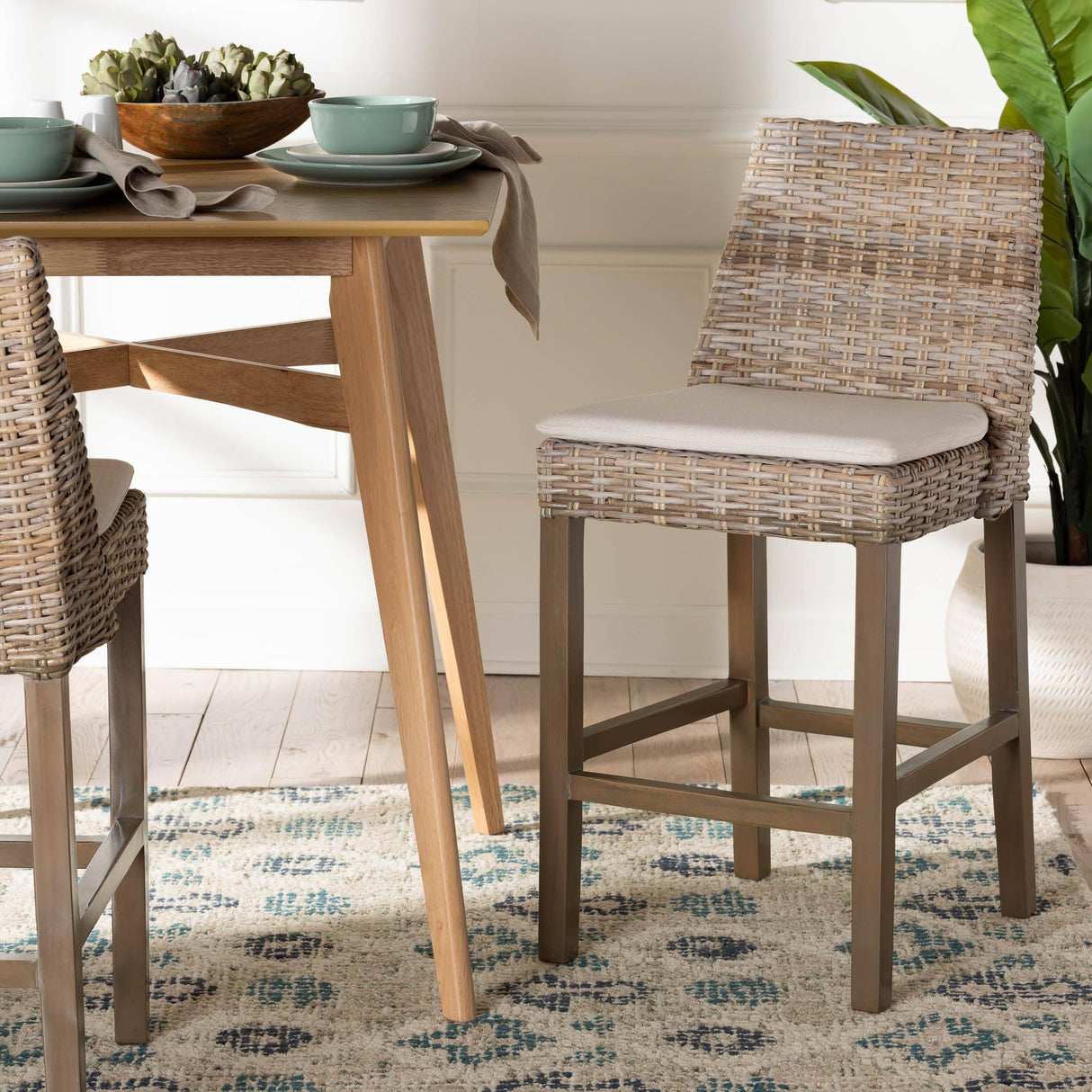 Sandy Bay Wicker Fair Rattan Counterstool