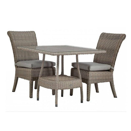 Sanibel Outdoor Wicker 48 Inch Square Dining Table TB9842 by Beachcraft