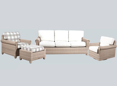 Sanibel Outdoor Wicker Swivel Glider SG9842 by Beachcraft
