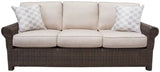 Sanibel Outdoor Wicker 5 Pc Seating Set 9842-WI Wrought Iron Finish by Beachcraft Furniture
